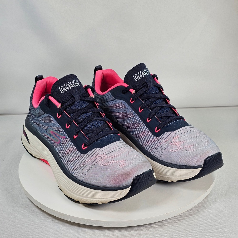 Skechers GOrun Arch Fit Navy Pink Running Shoes Womens 9 128312 NVPK